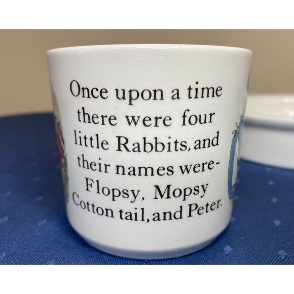 Beatrix Potter PETER RABBIT Cake Plate Cup/Mug WEDGWOOD Frederick Warne & Co Lot - Picture 5 of 8